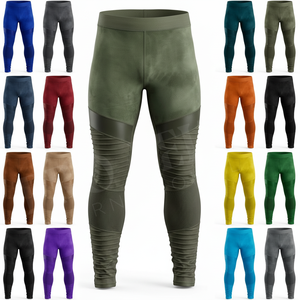 Custom Stretchable Plus Size Training Exercise Athletic OEM ODM Whole Sale Cheap Price Compression Leggings Workout Tight Pants - Product Image 1