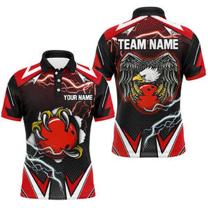 เสื้อโปโลโบว์ลิ่ง ปักโลโก้ได้ ซับเหงื่อ แห้งเร็ว ชุดทีม สำหรับนักโบว์ลิ่ง ฝึกซ้อม แข่งขัน ใช้ในงาน OEM โรงงาน - Product Image 6