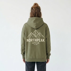 เสื้อฮู้ดดี้ผู้หญิง ผ้าฝ้าย 100% ด้านในขนนุ่ม มีเชือกผูก OEM ODM พร้อมส่ง - Product Image 2