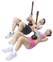 ALLWINWIN PTW24 Power Twister - Appareil d'entraînement abdominal à résistance réglable, tube de résistance, pompe, entraîneur de bras, barre de torsion pectorale