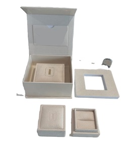 Boîte à bijoux/boîte organisateur de boucles d'oreilles/porte-collier et bracelet boîte à bijoux miroir boîte à bijoux à fermeture éclair boîte à bijoux pour voyage - Product Image 2