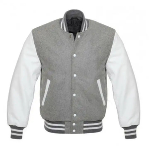 Embroidery logo New Design Plus Size Men's Bomber Baseball <b>Jacket</b> Custom <b>Patches</b> Letterman Varsity <b>Jacket</b> for Men - Product Image 3