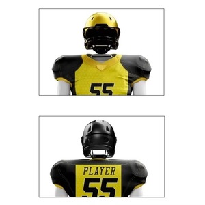 Wholesale Sets Breathable Plus Size Sale American Football Sports Uniform Best Quality 100% Polyester Custom Logo Unisex Quick - Product Image 5