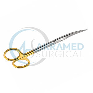 Ciseaux de tenotomie Stevens courbés 13 cm en carbure de tungstène TC, acier inoxydable, instrument chirurgical CE ISO réutilisable - Product Image 4
