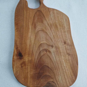 Tabla de cortar grande hecha a mano de madera de nogal, de grano natural sólido, premium, para cocina, restaurante y hotel. - Product Image 1