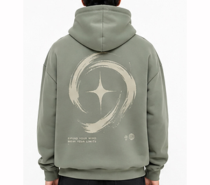 Luxury Black Designer <b>Pullover</b> Hoodie <b>for</b> <b>Men</b> Oversized Heavyweight Cotton Winter Streetwear Fashion Warm Sweatshirt - Product Image 2