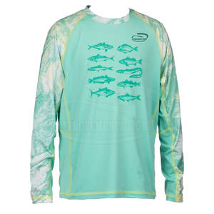 Venta al por mayor protección solar sublimación pesca Jersey manga larga hombres sublimación pesca Jersey - Product Image 1