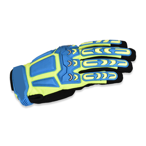 TPR Impact <b>Gloves</b> High Quality Mechanic Work <b>Gloves</b> with TPR <b>Knuckle</b> Protection and Palm Grip OEM Wholesale Supply - Product Image 4