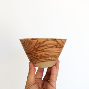 Bol en bois d'olivier fait main, bol en bois naturel, bol à collation en bois, bol à sauce en bois, bol pour le petit-déjeuner, bol rustique moderne, par Jose - Product Image 2