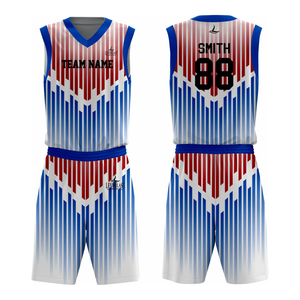 Uniforme de Baloncesto Personalizado OEM, Conjunto de Camiseta y Pantalones Cortos de Baloncesto de Secado Rápido para Equipos - Product Image 1