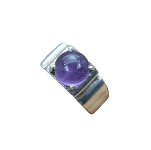 Trade Assurance Amethyst Oval Cut Rose Gold Plated <b>925</b> Sterling <b>Silver</b> Natural Stone Fancy Shape Gemstone <b>Ring</b> Manufacturer - Product Image 1