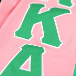 Pink Sequin Cardigan for Women Green <b>Glitter</b> Sleeves Button Front Varsity Style <b>Jacket</b> Pink Green White - Product Image 5