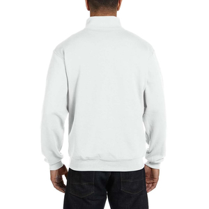 Sudadera Casual de Calle para Hombre, 100% Algodón, con Cierre de Cremallera de un Cuarto y Cuello Alto, Transpirable, para Invierno - Product Image 4