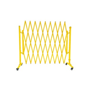 Porte de sécurité industrielle simple et pliable Dup_LP0190 pour entrepôt avec double fonction de pied - Product Image 1
