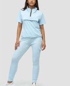 Venta al por mayor de algodón señoras en blanco gimnasio manga larga chándal Tops sudadera de mujer logotipo personalizado diseño Sudadera con capucha para las señoras - Product Image 2