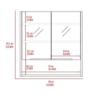 Tucker Set da bagno nero in due pezzi, tra cui armadietto dei medicinali e armadietto di lino - Product Image 5