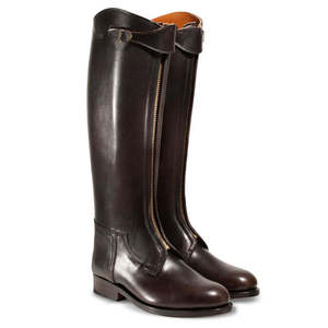 Zapatos de equitación de cuero de alta calidad, suaves, duraderos y cómodos, calzado ecuestre para establos y actividades al aire libre. - Product Image 1