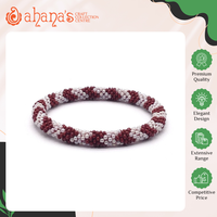 Nouvel arrivage : Bracelet en perles de verre fait main tendance, multicolores, de haute qualité, pour femme, par Ahana