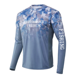 Camisa de Pesca Personalizada con Sublimación, Transpirable, de Secado Rápido, Ligera, Camuflaje, Manga Larga, Talla Grande, UPF50+ - Product Image 3