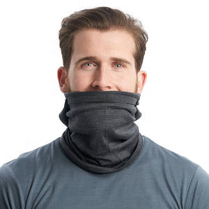 Vente en gros de balaclavas noirs personnalisés avec logo, respirants, en polyester, masque de ski intégral pour hommes - Product Image 2