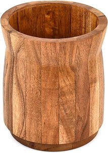 Organizador de Madera Natural para Cubiertos, Utensilios de Cocina, para el Hogar, Restaurante, Hotel - Product Image 4
