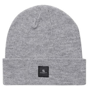 Bonnet d'hiver uni en acrylique doux, style bonnet à revers, unisexe, chaud, pour usage quotidien en extérieur, course à pied et cyclisme - Product Image 3
