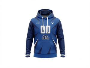 Sudadera con Capucha de Fútbol Personalizada con Logotipo Frontal Sublimado, de Secado Rápido, para Equipos de Fútbol, Transpirable, Ropa Deportiva OEM ODM - Product Image 2