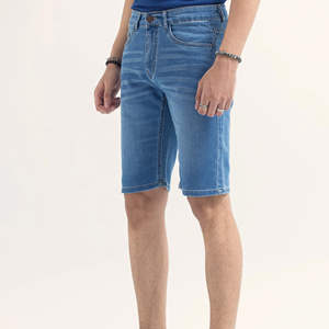 Shorts en jean personnalisés pour hommes, en pur coton, style droit, vêtements de marque d'été, fabriqués au Pakistan pour garçons - Product Image 3