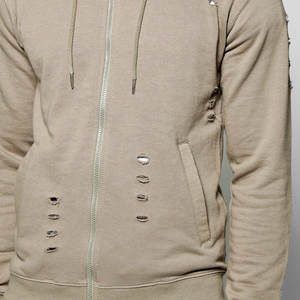 Fabricante personalizado Pullover Estilo Sudadera con capucha Pantalones de chándal desgastados Conjuntos de chándal para hombres Nuevo estilo Hombres Chándales desgastados - Product Image 6