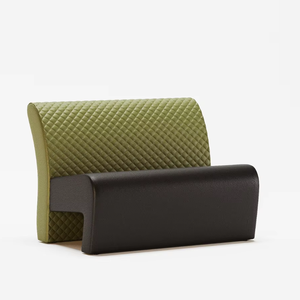 Sofá seccional modular moderno para sala de estar, con patas de madera, tapizado de tela de la mejor calidad, en forma de esquina. - Product Image 1