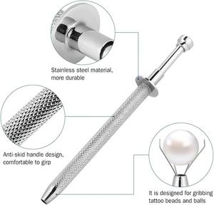 Nuevo Herramienta de Metal Larga con 4 Garras para Pinzar Uñas, Perforaciones Corporales, Recoger Cuentas y Bolas - Product Image 5