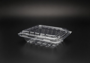 Envase PET transparente con diseño de pared ventilada para arándanos, 125 ml de capacidad, gama agrícola - PET agrícola al por mayor para productos frescos - Product Image 3