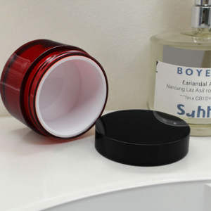 Bouteille en plastique PET de haute qualité 50g à paroi épaisse, double paroi intérieure, flacon de crème, pots cosmétiques personnalisables OEM - Product Image 3