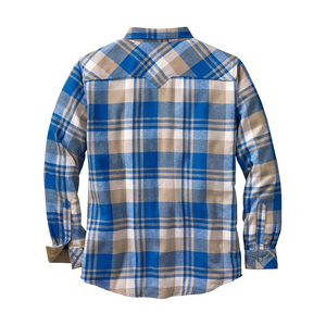 Camisa de franela para hombre hecha a medida, cosida, personalizada, informal, antiarrugas, transpirable y cómoda para adultos. - Product Image 2