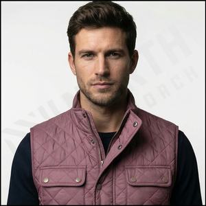 Chaleco acolchado personalizado para hombre, chaqueta de invierno de talla grande con multibolsillos sin mangas acolchados para trabajo informal, viajes al aire libre - Product Image 2