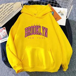 Sweat à capuche unisexe personnalisé avec logo brodé pour homme, coupe régulière, en polyester/coton, molleton épais pour l'hiver, décontracté, numérique - Product Image 3
