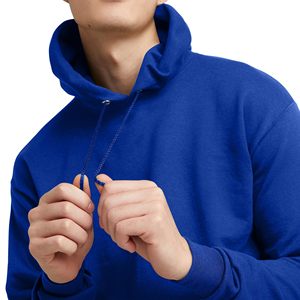 Sweat à capuche pour homme en coton épais, uni, de haute qualité, personnalisable avec impression graphique, pull-over de luxe surdimensionné - Product Image 4
