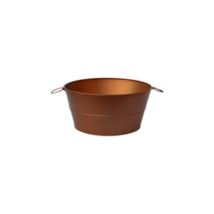 Bright <b>Copper</b> Colored Finishing Design Planter With Strongly Quality Iron Metal Design for Garden Decorative Design - Product Image 1