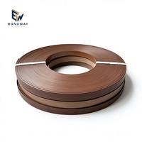 Bande de chantournage en PVC autocollante, motif grain de bois, finition mate, rouleau de 22 mm, largeur personnalisable de 0,4 à 3 mm, pour le bordage des placards et étagères en contreplaqué et MDF