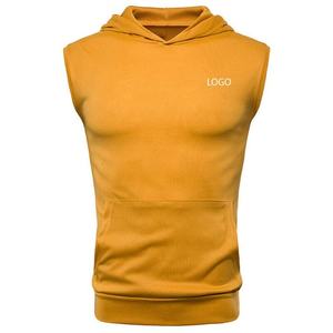 Custom Logo <b>Men's</b> <b>Sleeveless</b> Hoodie Adjustable Hot Selling New Arrival Wholesale Designer New Design <b>Men's</b> <b>Sleeveless</b> Hoodie - Product Image 1