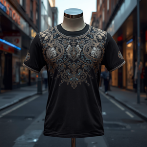 T-shirt pour homme à manches courtes et col rond, décontracté et tendance, 100% coton avec personnalisation OEM ODM - Product Image 3