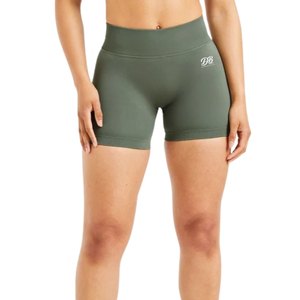Shorts Deportivos de Cintura Alta sin Costuras para Mujer, Elásticos, Transpirables y Cómodos para Gimnasio, Yoga, Fitness, Running y Entrenamiento - Product Image 1