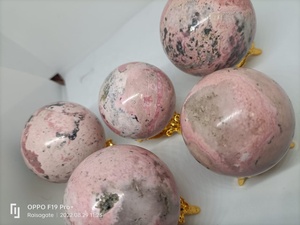 Wholesale Natural high Quality Peruvian Rhodochrosite <b>crystal</b> <b>ball</b> <b>crystal</b> sphere wholesale natural stone for healing home decor - Product Image 3