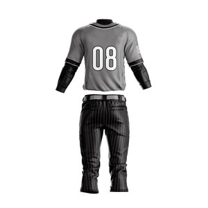 Solid Trader New Custom Name & Design Breathable Dry Fit <b>Soft</b> Handling Youth Team Kit Wear Baseball Uniform - Product Image 3