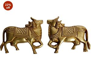 Decoración de Pared de Metal con Diseño de Vaca, Hecho a Mano, Tradicional, para Decoración del Hogar, Acabado Dorado, Forma Irregular, Juego de Varias Piezas - Product Image 3