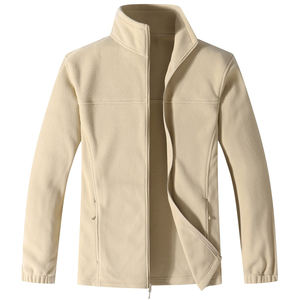 Chaqueta de Forro Polar para Hombre, Personalizada al por Mayor, 100% Poliéster, para Invierno, Cálida, Transpirable, Lisa, con Cierre Completo, Informal, para Exteriores - Product Image 4