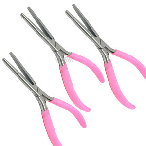 Hair <b>Extension</b> Pliers Hold Tool for Keratin Hair <b>Extensions</b> Microlink <b>Beads</b> Surgical Grade Stainless Steel Commercial - Product Image 4