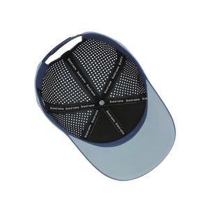 Casquette de golf imperméable à séchage rapide, prix usine, avec trous découpés au laser, logo brodé 3D personnalisé, bande de couture intérieure pour terrains de golf - Product Image 5