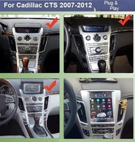 Autoradio AuCar 12,1'' Android 13 avec écran Tesla, navigation GPS pour Cadillac CTS 2007-2012, lecteur DVD multimédia pour voiture, autoradio stéréo