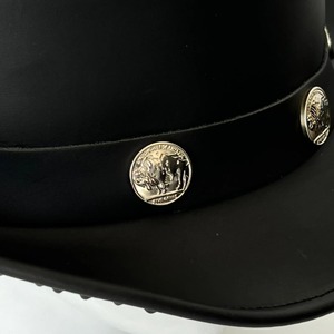 Sombrero de Copa de Cuero Premium para Hombre, Diseño Clásico Estructurado con Opciones de Estilo Personalizado y Producto Profesional - Product Image 6